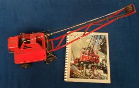 Crane, KL44 model Crane made by K&L Steelfounders & Engineers Ltd. together with a spiral bound book
