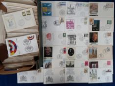 Stamps, German first day covers 1960s-1990s, unaddressed and in good condition. Many 100s