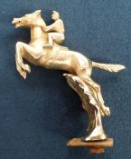 Motoring, Car Mascot, Horse Racing, a signed Desmo car mascot in good condition and retaining