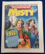 Comic, Misty, the cult magazine for girls No 1 (4th Feb 78) published by Fleetway from 1978 to