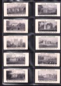 Cigarette cards, T H Collins, Homes of England (set 25 cards) (gen gd)