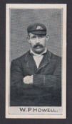 Cigarette card, D & J MacDonald, Cricketers, type card, W P Howell (gd) (1)