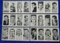 Trade cards, DC Thomson Rover Hotspur, Stars of Sport & Entertainment (set 48 cards) in a scarcer