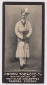 Cigarette card, India, Crown Tobacco Co, Bombay, Rulers & Personalities of India, type card, H.H.