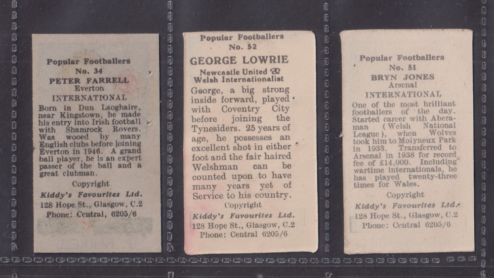 Trade cards, Kiddy's Favourites, Popular Footballers (set 52 cards) including scarce number, plus - Image 8 of 8