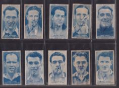 Cigarette cards / Autographs, Carreras (Turf Slides), Footballers, a set of 50 cards all cut to