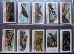 Cigarette cards, Ogden's, 9 sets including British Birds 1st, 2nd, Cut outs, British Birds & Eggs,