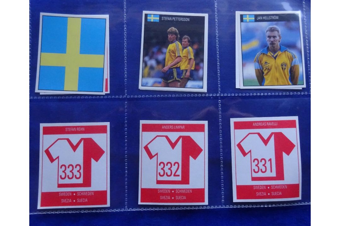 Trade card stickers, Football, Orbis, Italia 90 World Cup Football (set 546 stickers being numbers 1 - Image 3 of 4