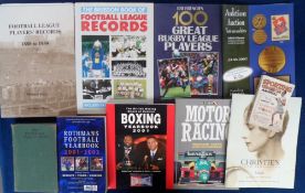 Books, selection, mainly reference material, inc. Sporting Chronicle Annual 1939, Guinness Book of