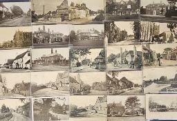 Postcards, Hampshire, a comprehensive collection of approx. 52 cards of Crondall village nr Farnham.