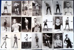 Boxing postcards, Beagles Famous Boxers Series, a collection of approx. 40 photographic cards inc.