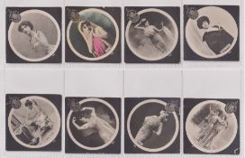 Cigarette cards, Egypt, Athanassacopoulo Bros., Actresses (Toccos brand, plain backs), a