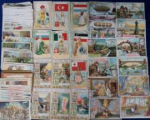 Trade cards, Italy, a collection of approx. 175 Italian trade cards, many different issuers &