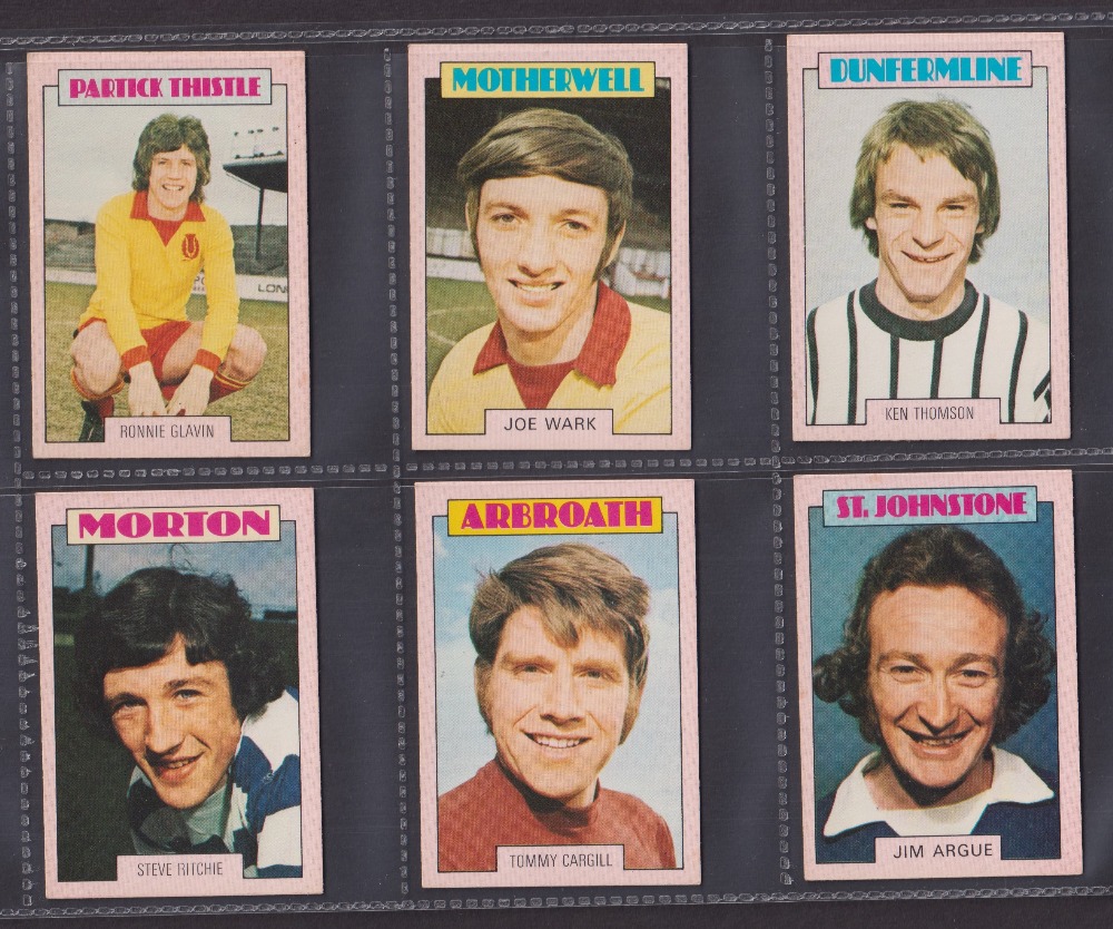 Trade cards, Football, A&BC Gum, Scottish, 1973 (Red backs) 67 cards (32 cards numbered 1-90 & 35 - Image 8 of 12