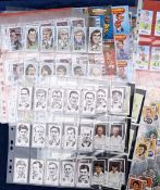 Trade cards, Mixture in box containing approx. 40 sets, mainly Football and Cricket sets,