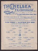 Football programme, Fulham Thursday v Second Battalion Scots Guards, 6 Mar 1913, Metropolitan
