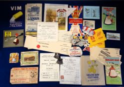Ephemera, a selection of items to include a letter signed by HRH The Duke of Edinburgh in 1956
