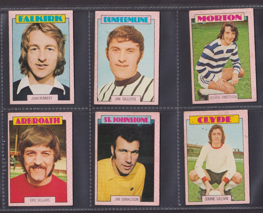 Trade cards, Football, A&BC Gum, Scottish, 1973 (Red backs) 67 cards (32 cards numbered 1-90 & 35 - Image 3 of 12