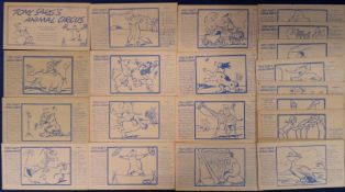 Trade cards, USA, Nabisco, Shredded Wheat, Tony Sarg's Animal Circus premium size cards (29/36) (all