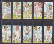 Trade cards, Cricket, Ritchie Accountants 3 sets, Village Cricket (12 cards), Cricketers (10 cards),