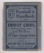 Luton Town FC, Football handbook, 'The Luton News Football Handbook 1912/1913', 64 pages with blue
