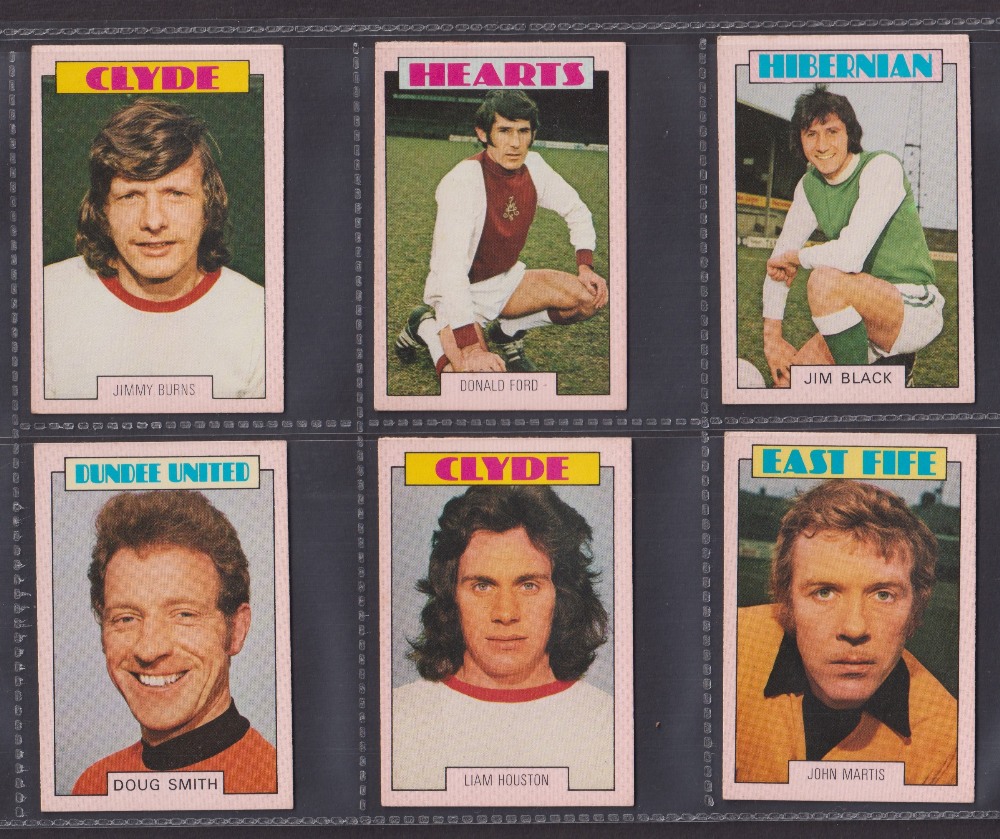Trade cards, Football, A&BC Gum, Scottish, 1973 (Red backs) 67 cards (32 cards numbered 1-90 & 35 - Image 9 of 12