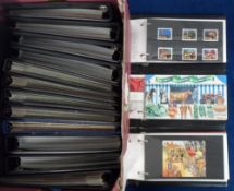 Stamps, Guernsey, large collection of presentation packs in 18 albums to 2020s. 100s