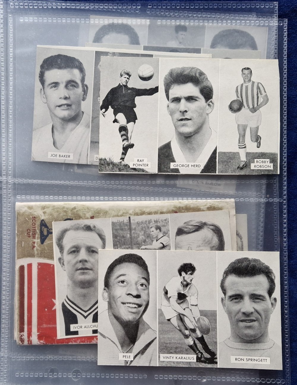 Trade cards, Football, 9 sets, A & BC Gum Footballers Crinkle Edges (36 cards), Kellogg's - Image 3 of 3