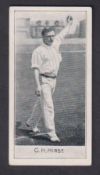 Cigarette card, D & J MacDonald, Cricketers, type card, G. H. Hirst (gd) (1)