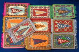 Tobacco Felts, USA, Liggett & Myers (?), College Pennant on a Rug (large), 'G' size, ref. B32(A) (