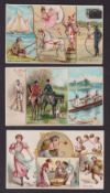 Trade cards, USA, Arbuckle Coffee, History of Sports & Pastimes of all Nations, 'P' size (set, 50