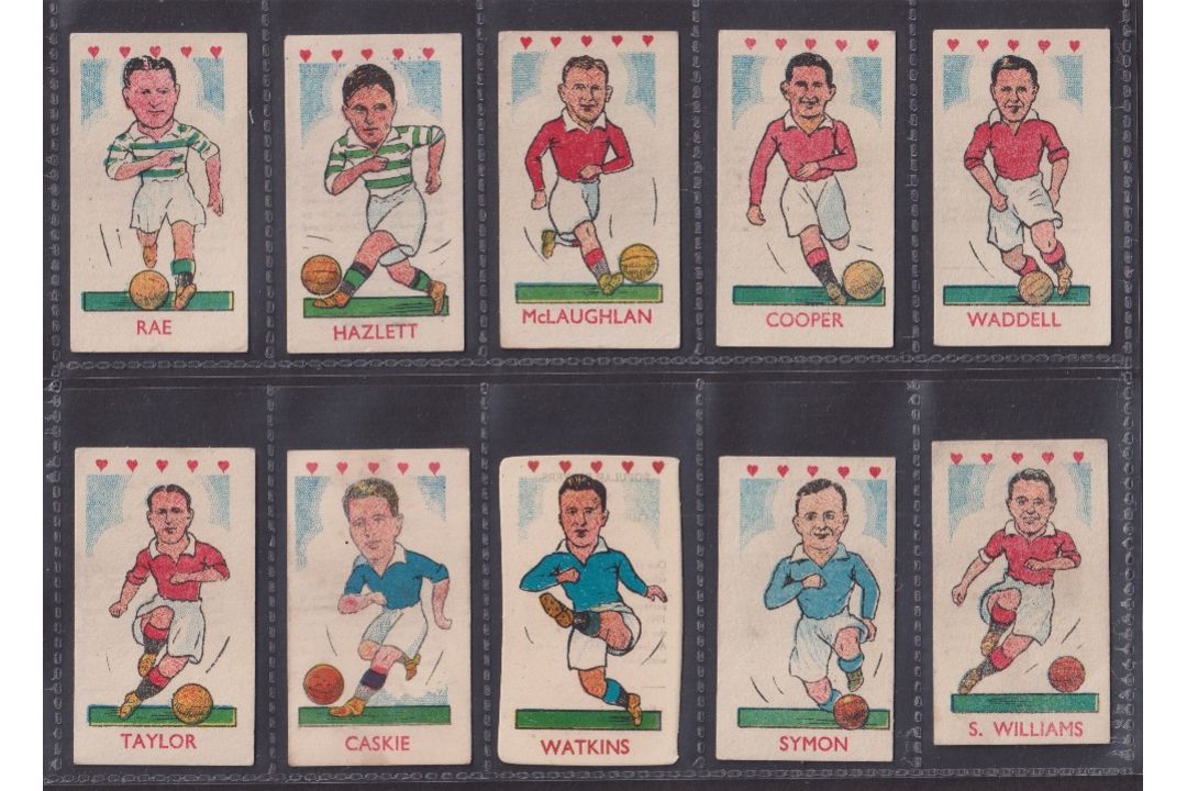 Trade cards, Kiddy's Favourites, Popular Players (Hearts on Front) Footballers, 50 different - Image 6 of 6