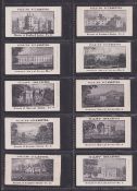 Cigarette cards, T H Collins, Homes of England (Mauve Front) (set 25 cards) (gd/vg)