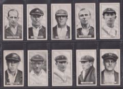 Cigarette cards, Cricket, 4 sets, Morris Australian Cricketers, Ogden's Prominent Cricketers 1938,