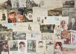 Postcards, Berkshire, a mixed collection of approx. 96 cards, photographs and a little ephemera,