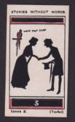 Cigarette card, Robert's, Stories Without Words, type card, Series B, no 3 (gd) (1)