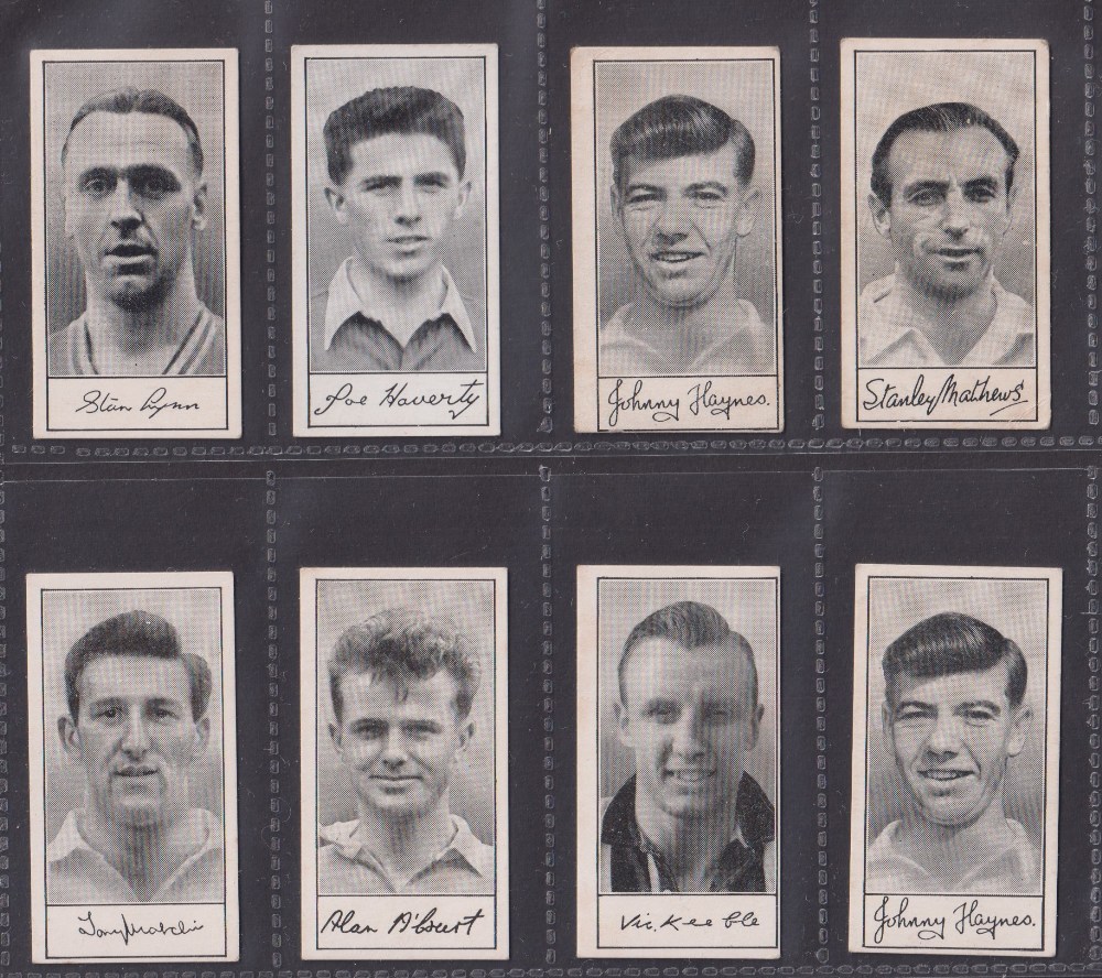 Trade cards, Football, small selection 61 cards plus presentation album, Barratt Famous - Image 7 of 8
