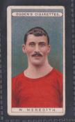 Cigarette card, Football, Ogden's Famous Footballers, type card number 3, Billy Meredith