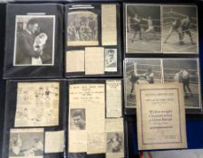 Boxing, Jack Hood, Welterweight Champion of Great Britain & Europe. Known as 'Gentleman Jack',