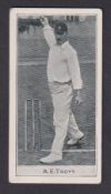 Cigarette card, D & J MacDonald, Cricketers, type card, A. E. Trott (gd) (1)