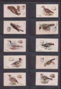 Cigarette cards, Harvey & Davy, Birds & Eggs (set 50 cards) (a few with slight marks, gen gd/vg)