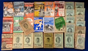 Football annuals, Sheffield Telegraph Football Guide, 30 editions 1921/22, 1923/24 to 1939/40