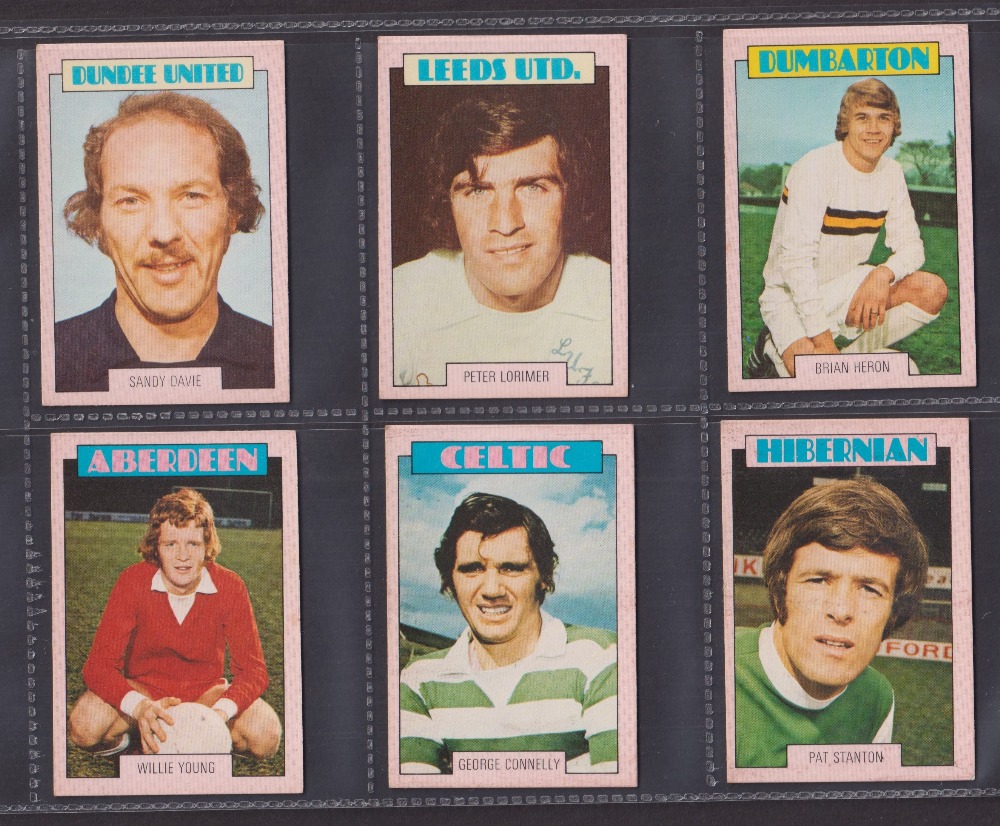 Trade cards, Football, A&BC Gum, Scottish, 1973 (Red backs) 67 cards (32 cards numbered 1-90 & 35 - Image 6 of 12