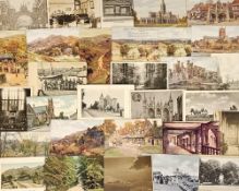 Postcards, UK Views, a selection of approx. 600 cards to include Berkshire, Wiltshire, Lancs, Devon,