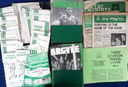 Plymouth Argyle, a collection of approx. 85 1960's programmes, 55+ homes and 25+ aways, also 1980/81