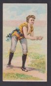 Cigarette card, USA, S.W. Venable Tobacco Co, Base Ball Scenes, 'X' size, type card, ref. N360/1,