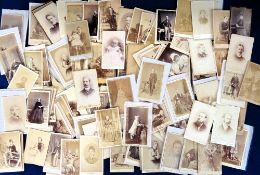 Photographs, 200+ Victorian photographs to comprise 174 cartes de visite and 27 cabinet cards,