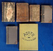 Antiquarian Books, 7 books to comprise Azoth A New Light Of Mysticism 1893, The Celestial Atlas (