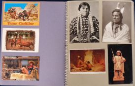 Postcards, a collection, in a modern cuttings album, of approx. 210 mixed age cards of North