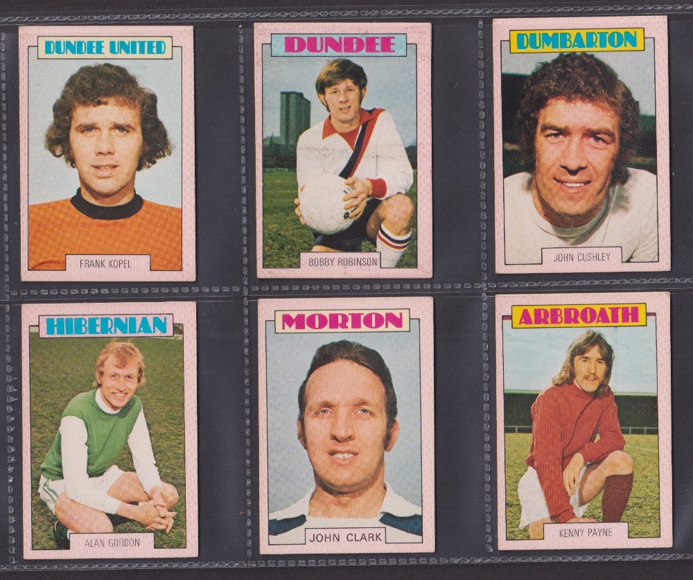 Trade cards, Football, A&BC Gum, Scottish, 1973 (Red backs) 67 cards (32 cards numbered 1-90 & 35 - Image 7 of 12